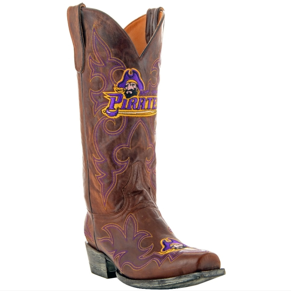 NWT Men's East Carolina University Pirates Gameday Cowboy Boots